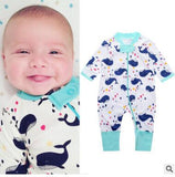 Cartoon Printed Baby Jumpsuit