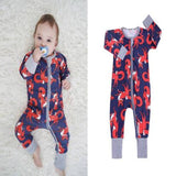 Cartoon Printed Baby Jumpsuit