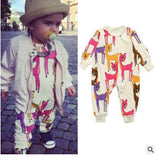 Cartoon Printed Baby Jumpsuit