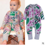 Cartoon Printed Baby Jumpsuit